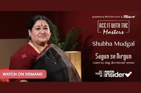 Paytm Insider and Indianuance Launch Online Masterclass Series with Shubha Mudgal