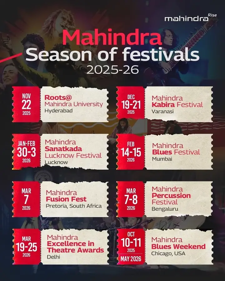 Mahindra Unveils Its Season of Festivals 2025–26, Showcasing a Pan-India Cultural Journey