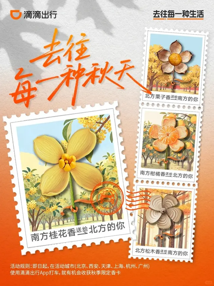 滴滴把「远方的秋意」送到你的身边