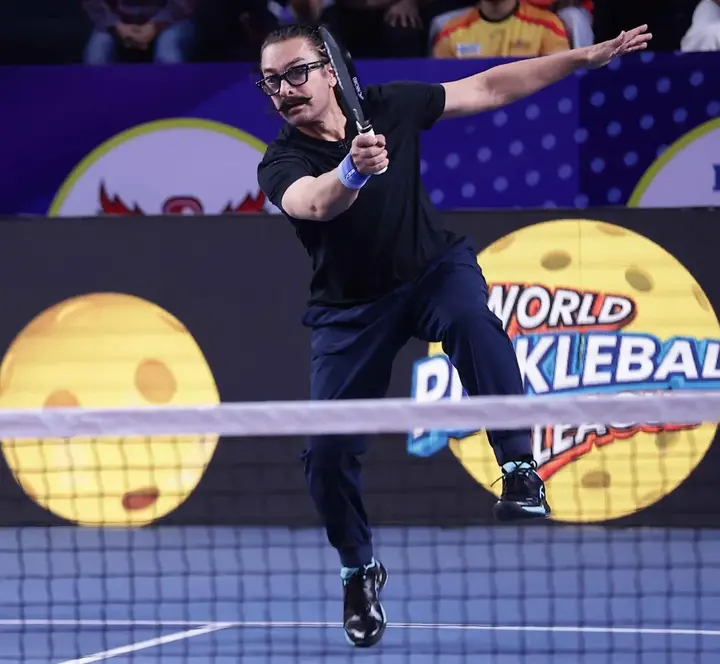 Aamir Khan Delights Fans With Exhibition Match at World Pickleball League 2026