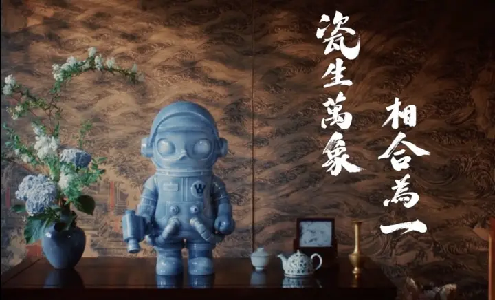 泡泡玛特 MOLLY 解锁陶瓷新皮肤