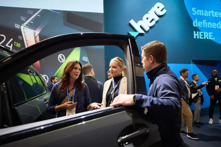 HERE Technologies · CES 2026 Sustainable Booth Design